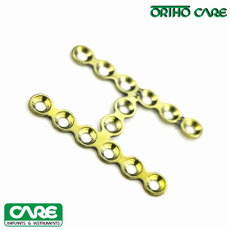 H-подібна пластина з 14 отворів